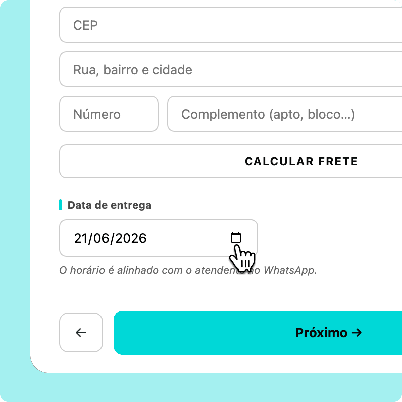 Agende a entrega